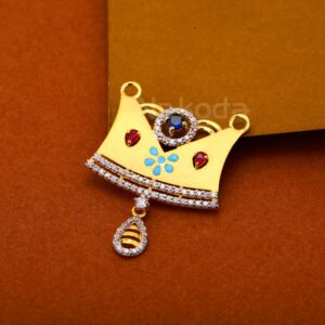 22kt gold cz ladies delicate pandent mp565