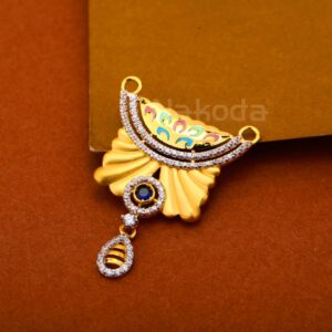 22kt gold cz ladies classic pandent mp566