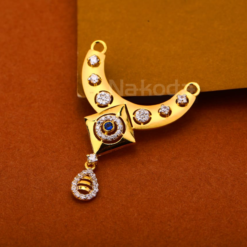 22kt gold cz ladies pandent mp567