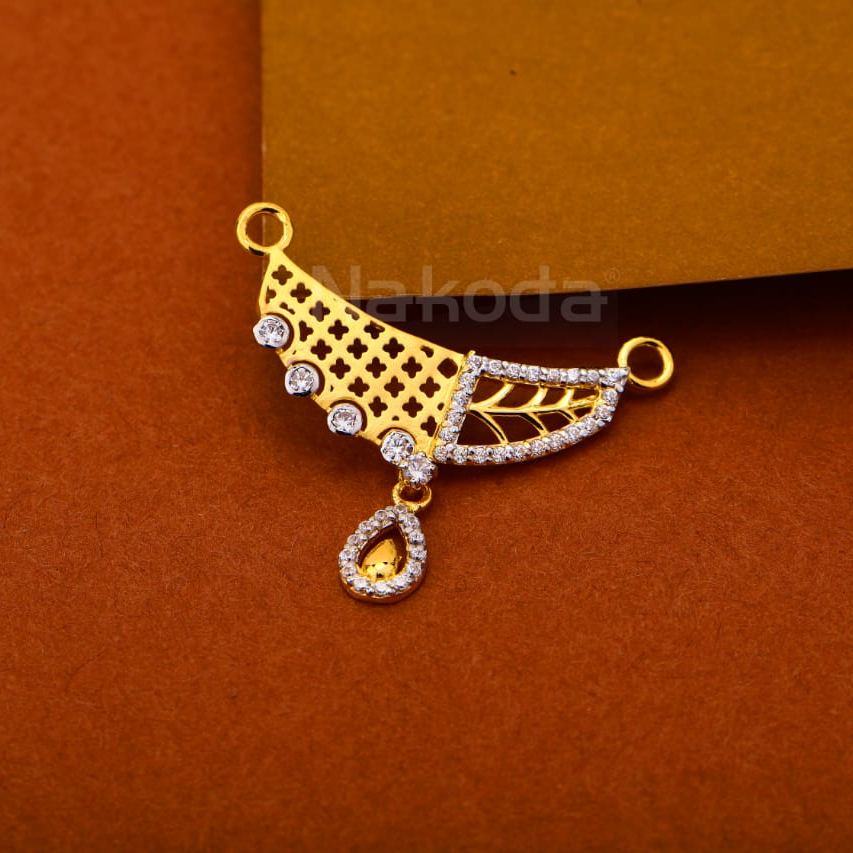 916 gold cz hallmark delicate ladies pandent mp593