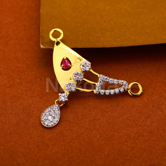 916 gold cz hallmark ladies pandent mp587