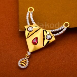 916 gold cz ladies designer pandent mp596