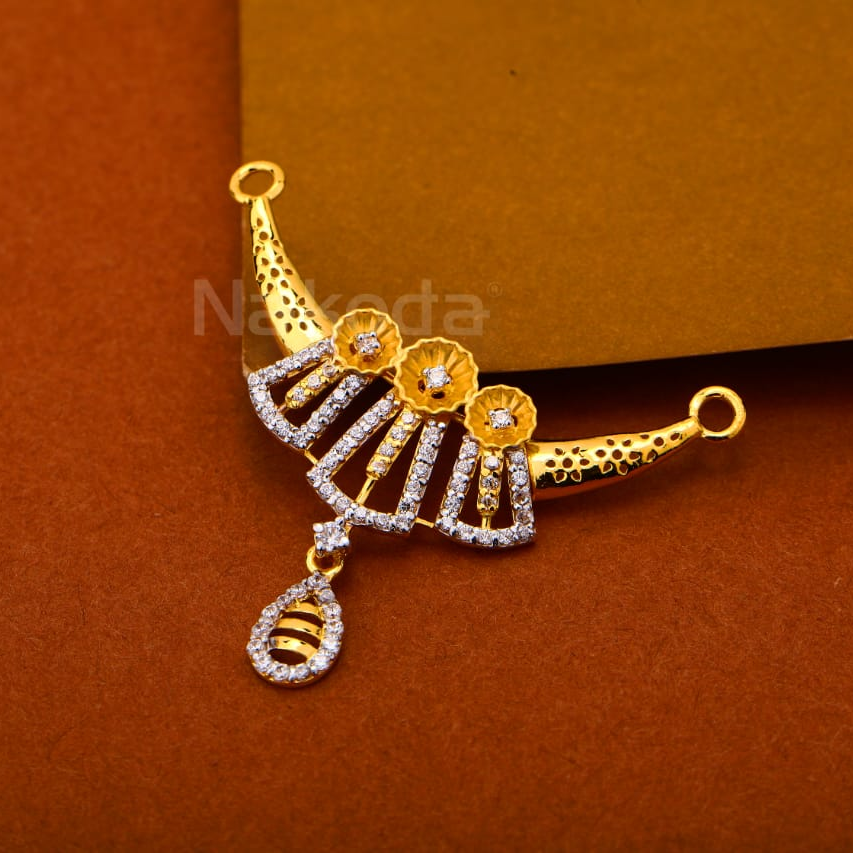 916 gold cz ladies pandent mp599