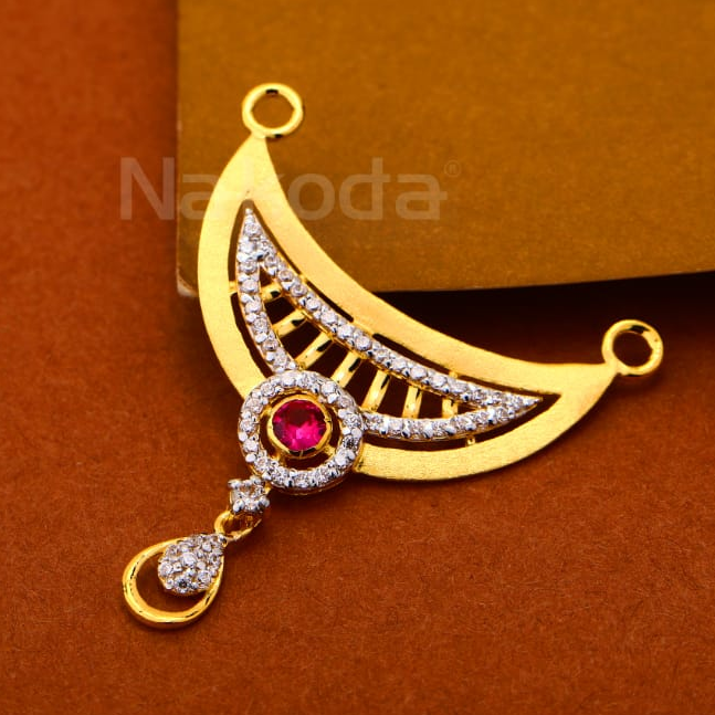 916 gold hallmark stylish ladies pandent mp601