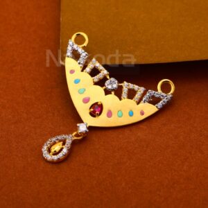 916 gold hallmark fancy ladies pandent mp608