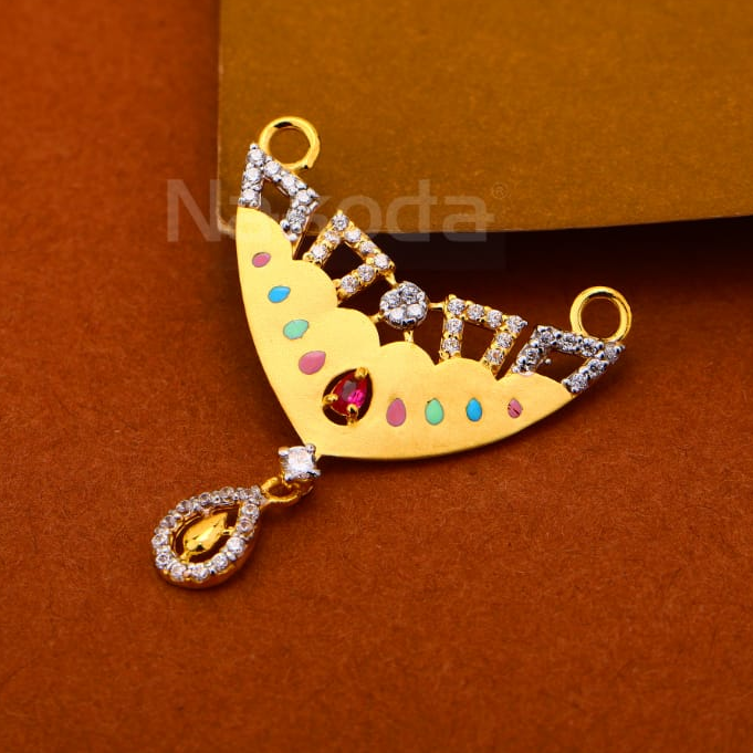 916 gold hallmark fancy ladies pandent mp608