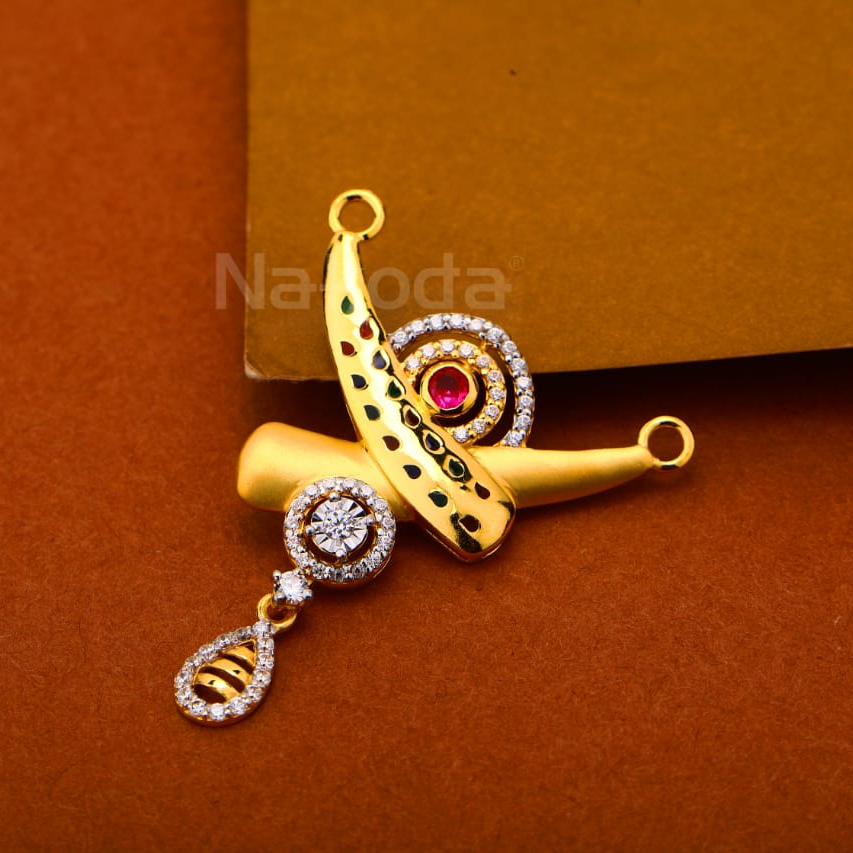 916 gold hallmark exclusive ladies pandent mp609