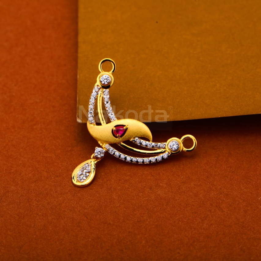 916 gold ladies stylish pandent mp616