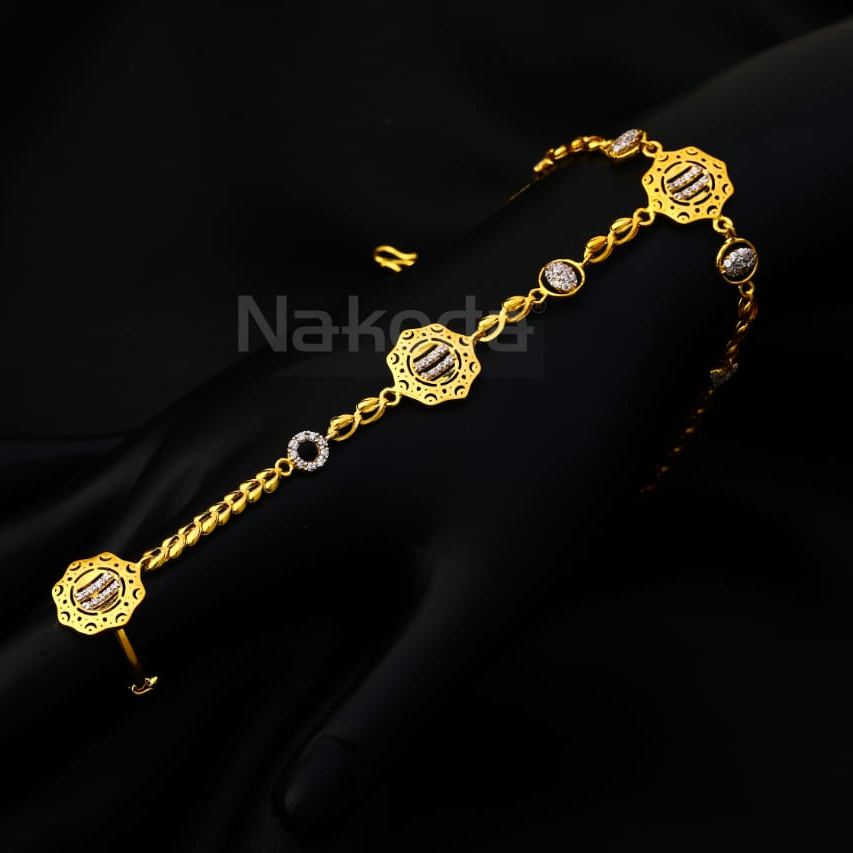 916 Gold CZ Ladies Fancy Hathpan HP109