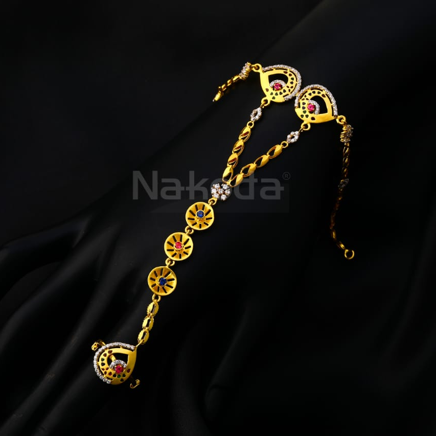 916 Gold CZ Ladies Delicate Hathpan HP104