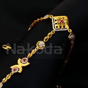 916 Gold CZ Ladies Hathpan HP108