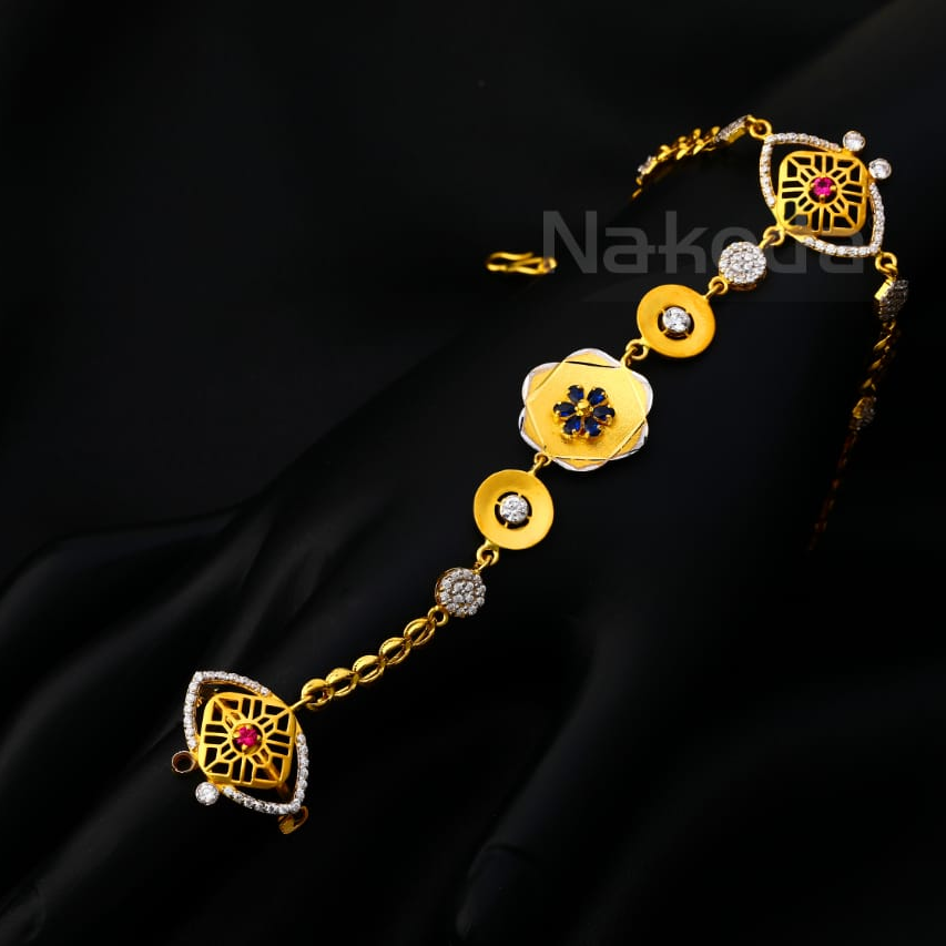 916 Gold Ladies Stylish Hathpan HP119