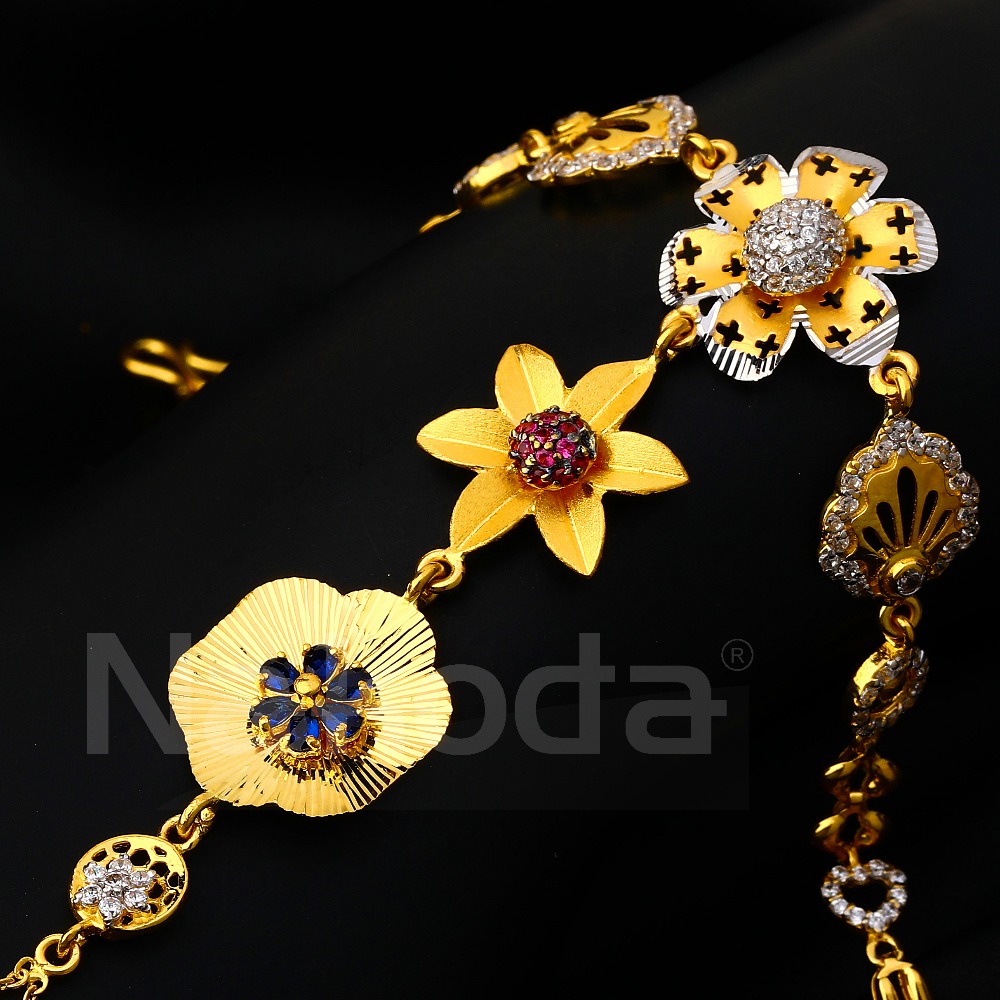 22kt cz gold stylish ladies hathpan hp165 - Image 2