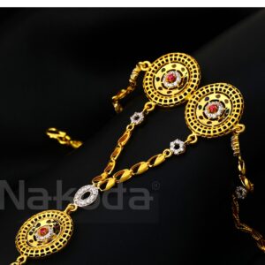 22KT Cz Gold Fancy Ladies Hathpan HP163