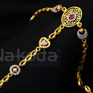 22ct Cz Gold Women's Fancy Hallmark  Hathpan HP155