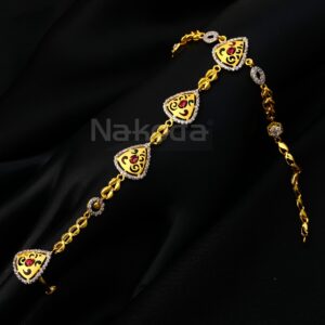 22ct Cz Gold Women's Exclusive Hallmark  Hathpan HP154