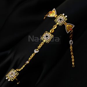 22ct Cz Gold Women's Hallmark  Hathpan HP150