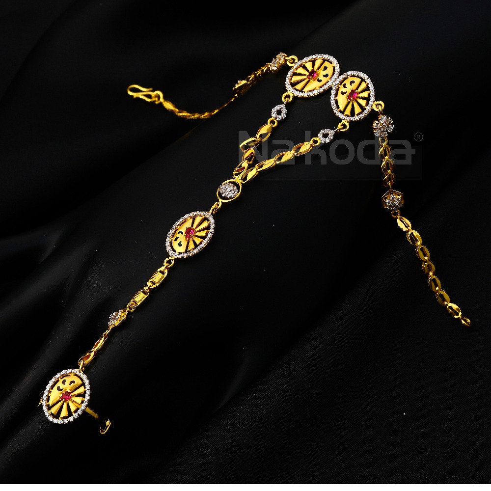 22ct Cz Gold Exclusive Ladies Hathpan HP145