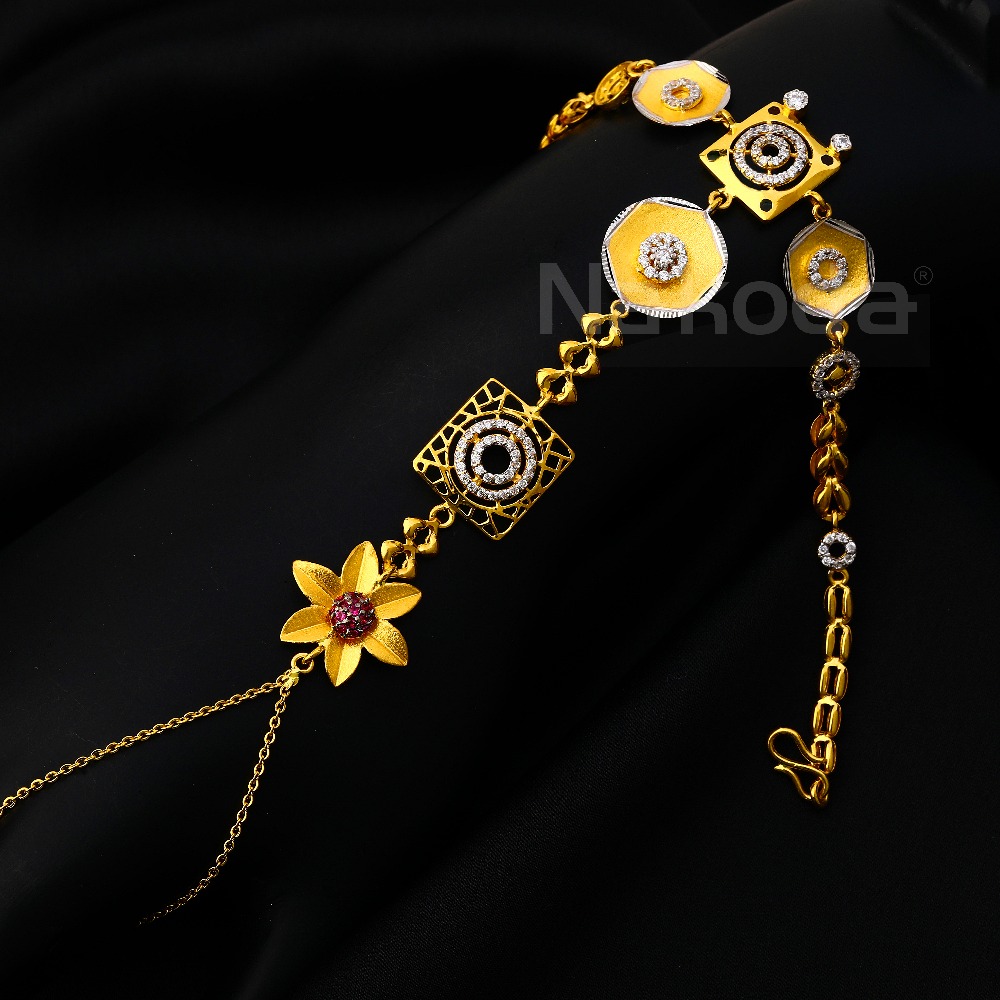 22CT CZ  Gold Classic Ladies Hathpan HP143