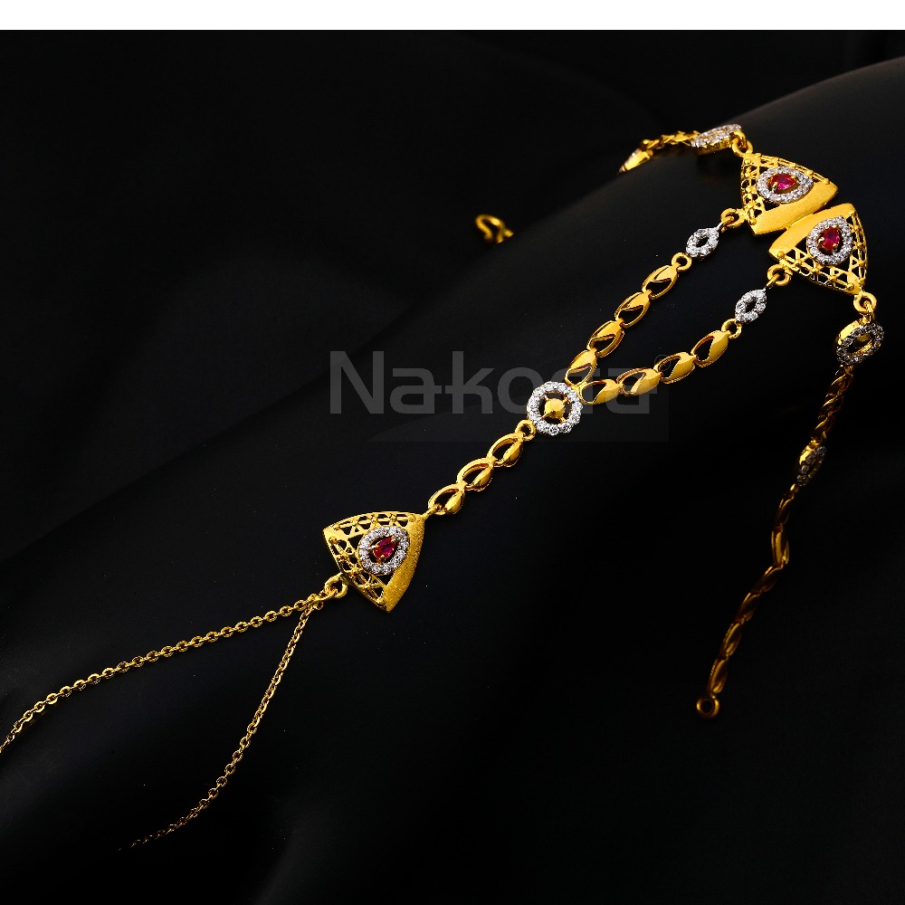 22KT Gold Ladies Delicate Hathpan HP129