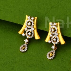 916 Gold CZ Hallmark Classic Ladies Pendant Set FPS462