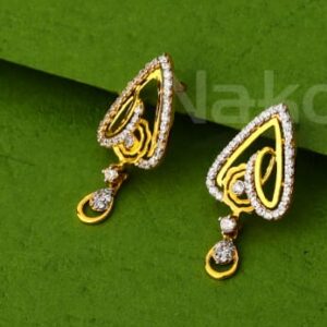 916 Gold CZ Ladies Fancy Pendant Set FPS458