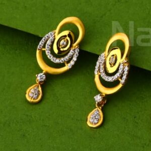 916 Gold CZ Ladies Designer Pendant Set FPS456