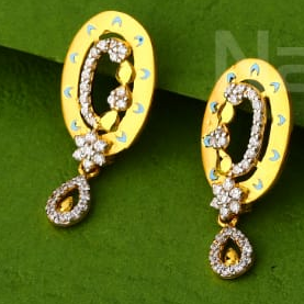 916 Gold Hallmark Exclusive Ladies Pendant Set FPS477 - Image 2