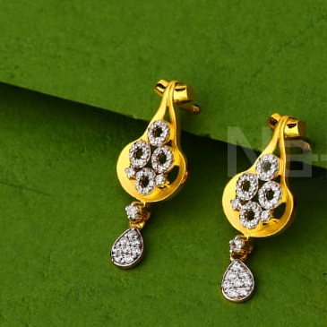 916 Gold Ladies Delicate Pendant Set FPS467 - Image 2