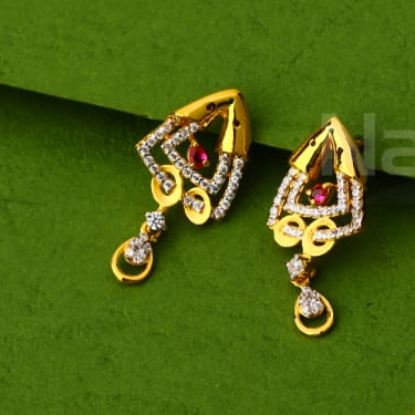 916 Gold Ladies Classic Pendant Set FPS445 - Image 2