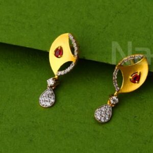 22KT Gold CZ Hallmark Ladies Pendant Set FPS436