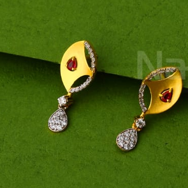22KT Gold CZ Hallmark Ladies Pendant Set FPS436 - Image 2