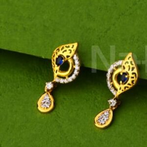 22KT Gold CZ Ladies Styish Pendant Set FPS435