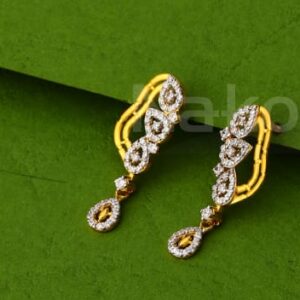 22KT Gold CZ Ladies Gorgeous Pendant Set FPS434