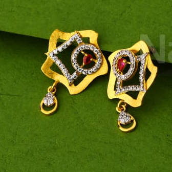 22KT Gold CZ Ladies Fancy Pendant Set FPS433 - Image 2
