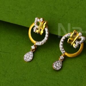 22KT Gold CZ Ladies Exclusive Pendant Set FPS432