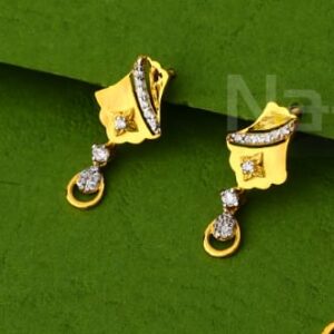 22KT Gold Hallmark Stylish Ladies Pendant Set FPS427