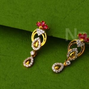 22KT Gold Hallmark Designer Ladies Pendant Set FPS423