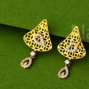 22KT Gold Hallmark Delicate Ladies Pendant Set FPS422