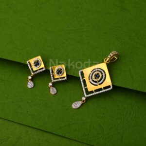 22KT Gold Hallmark Ladies Pendant Set FPS420