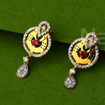 22KT Gold Ladies Classic Pendant Set FPS385 - Image 2