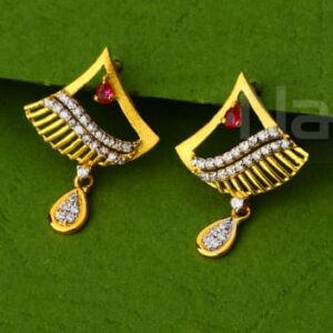 916 Gold CZ Hallmark Ladies Fancy Pendant Set FPS381