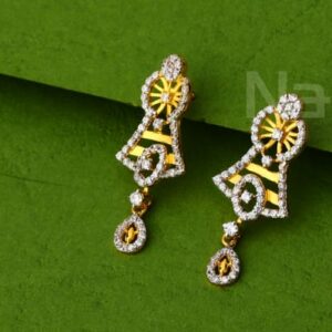 916 Gold CZ Hallmark Ladies Classic Pendant Set FPS415