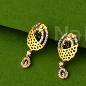 916 Gold CZ Hallmark Ladies Pendant Set FPS414