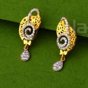 916 Gold CZ Fancy Ladies Pendant Set FPS411