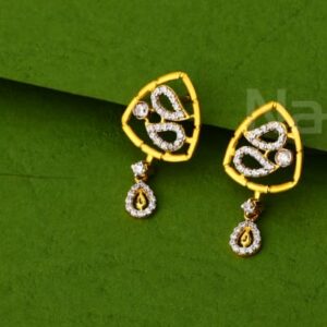 916 Gold CZ Designer Ladies Pendant Set FPS408
