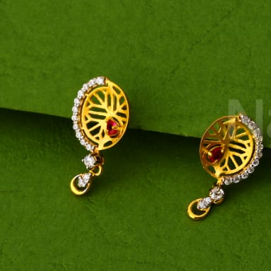916 Gold Hallmark Exclusive Ladies Pendant Set FPS402 - Image 2
