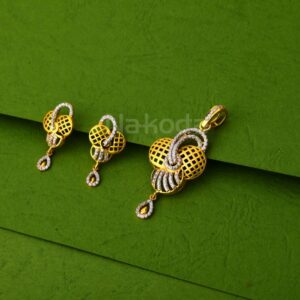 916 Gold Hallmark Delicate Ladies Pendant Set FPS400