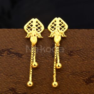 916 Gold Hallmark Fancy  Women'S Plain Earring LPE321