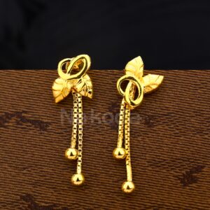 916 Gold Hallmark Exclusive  Women'S Plain Earring LPE320